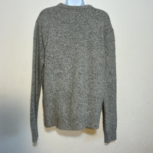 Madewell Womens Grey Merino Wool Blend Alpaca Blend Crew Neck Sweater Size XL - Picture 7 of 15